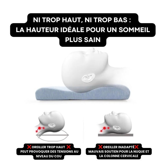 Coussin cervical à profil bas CerviLow