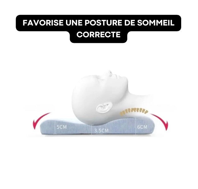 Coussin cervical à profil bas CerviLow
