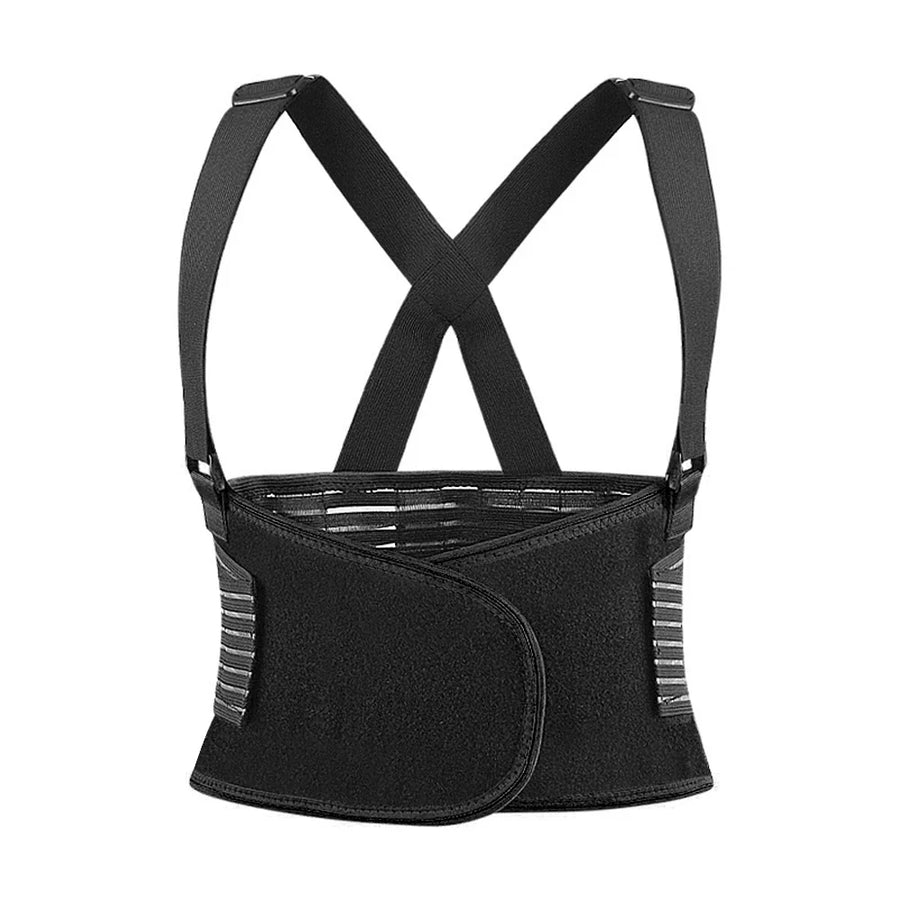 Ceinture dorsale de maintien avec bretelles de soutien réglables