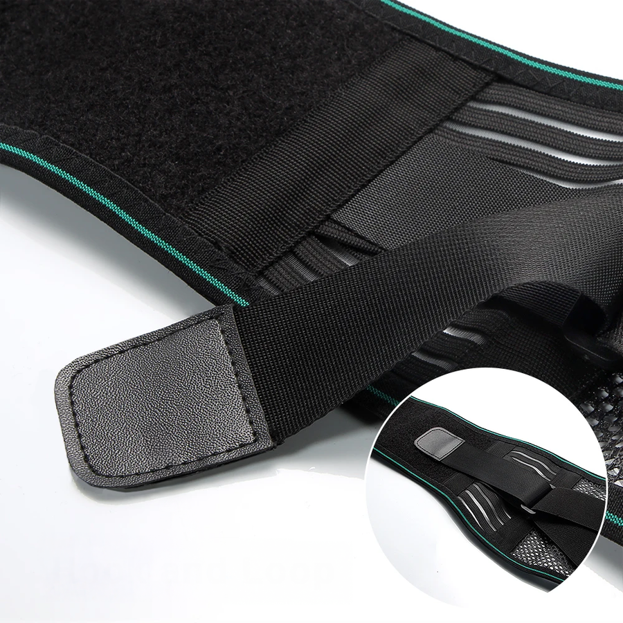 Ceinture dorsale lombaire réglable avec maintien renforcé