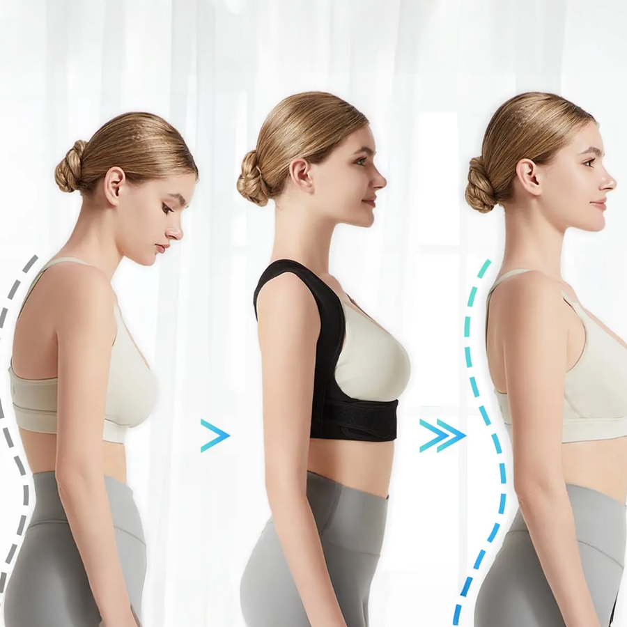 Correcteur de posture discret et respirant
