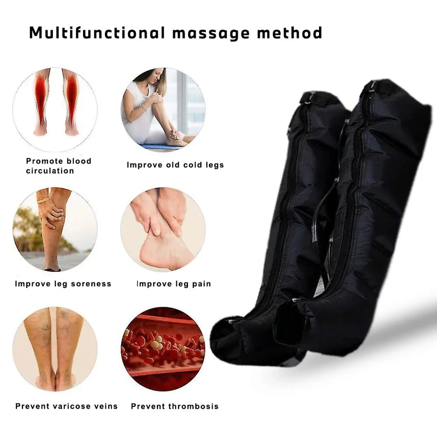 Dimensions des bottes et modes de massage