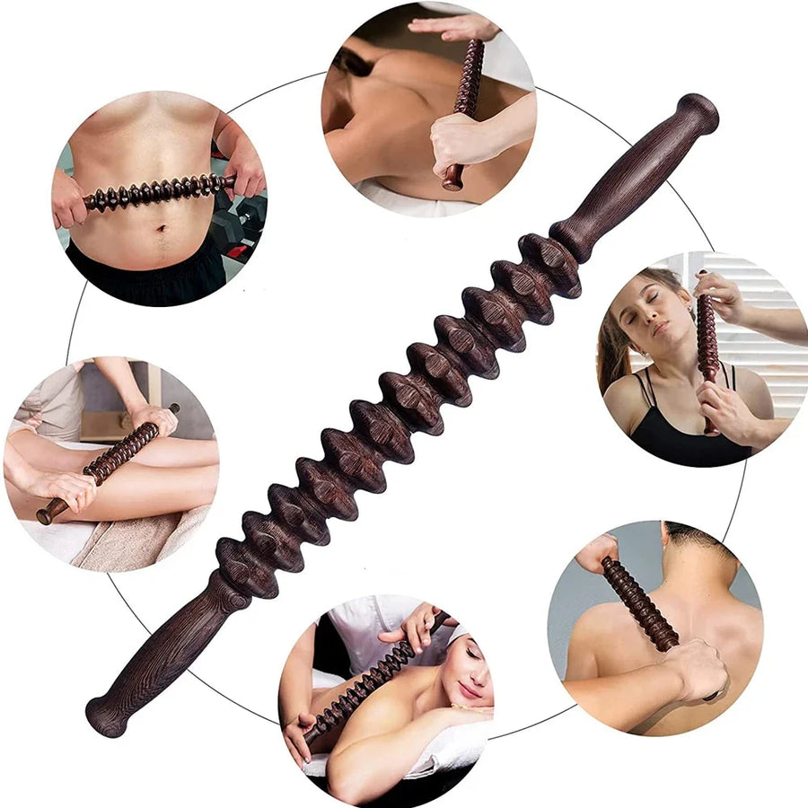 Bâton de massage musculaire en bois MuscleWood