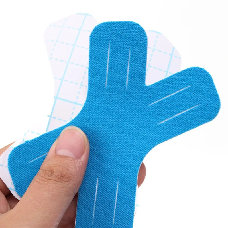 Bande de taping kinésiologique adhésive pour le maintien articulaire