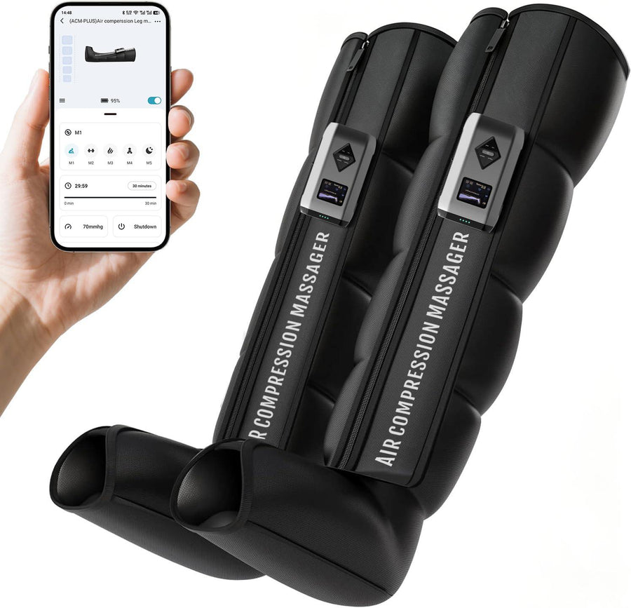 Bottes de compression sans fil avec application mobile pour récupération rapide