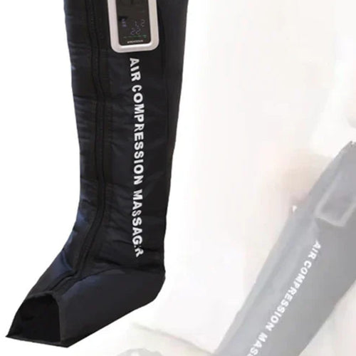 Bottes de pressothérapie premium, vue rapprochée (recadrage de la photo principale)