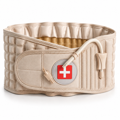 Ceinture lombaire gonflable à maintien progressif