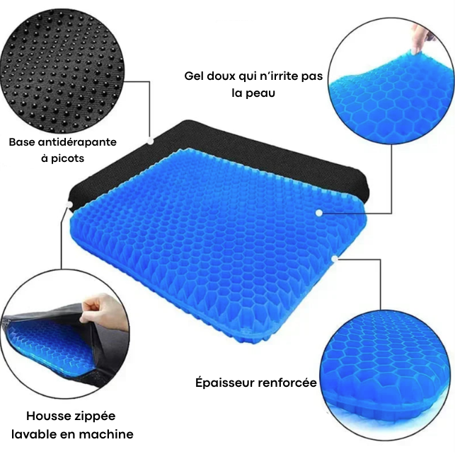 Coussin coccyx en gel respirant CoccyGel Air