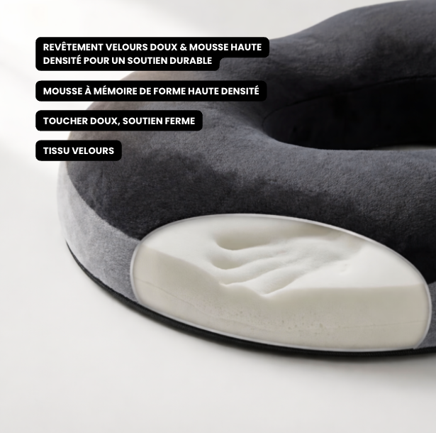 Coussin coccyx ergonomique pour siège de bureau CoccyDesk