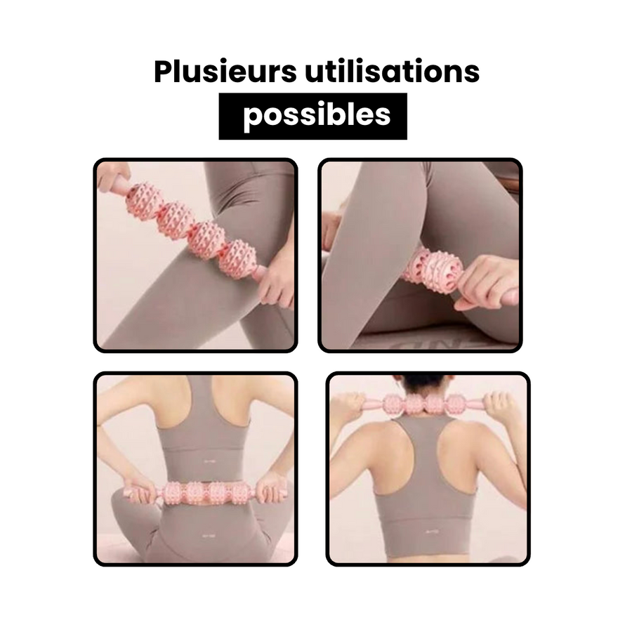 Bâton de massage dos à picots SpineRoll