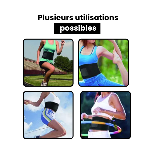 Ceinture lombaire de fitness à double compression LumboFit Duo
