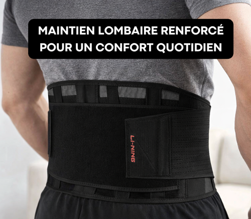 Ceinture lombaire de sport respirante LumboSport