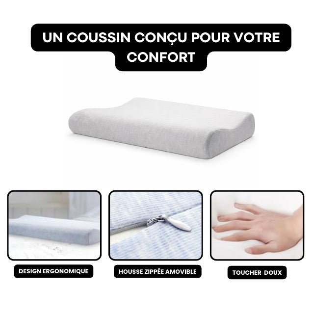 Coussin cervical à profil bas – CerviLow