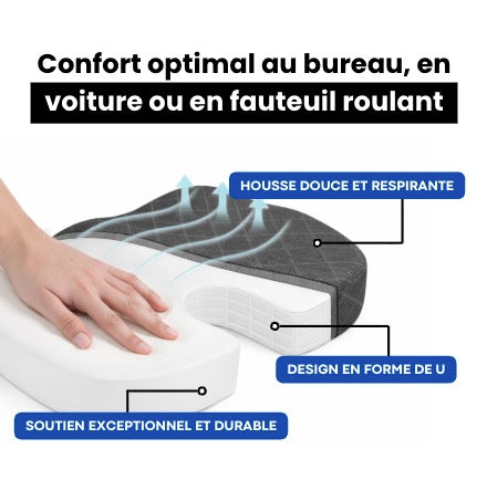 Coussin coccyx à mémoire de forme CoccyRelief