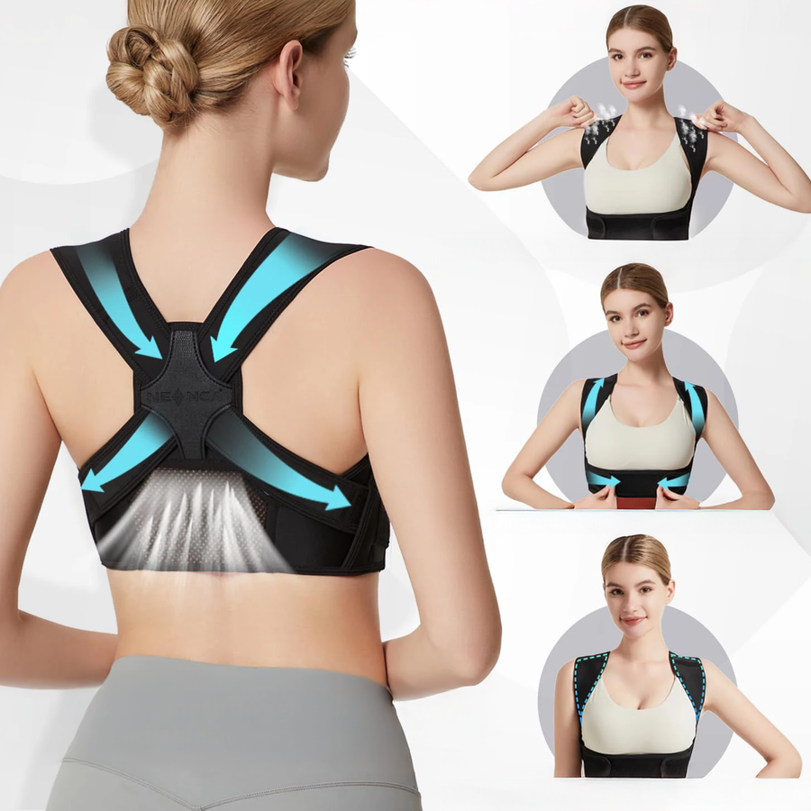 Correcteur de posture discret et respirant