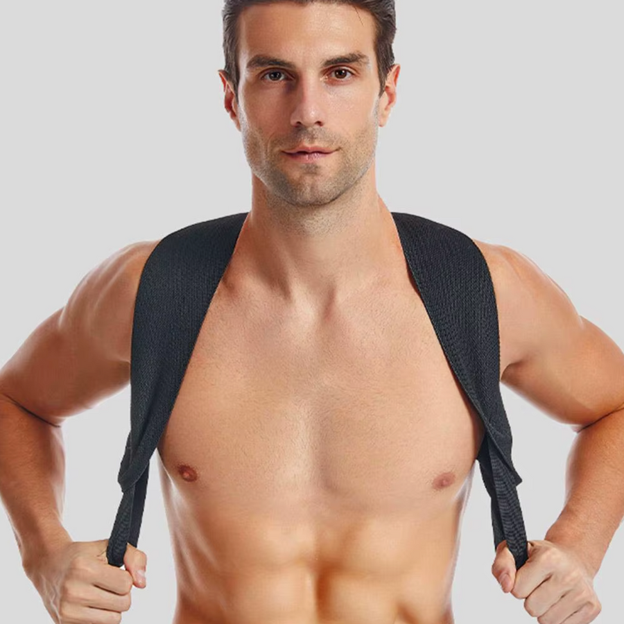 Correcteur de posture dos et épaules à sangles