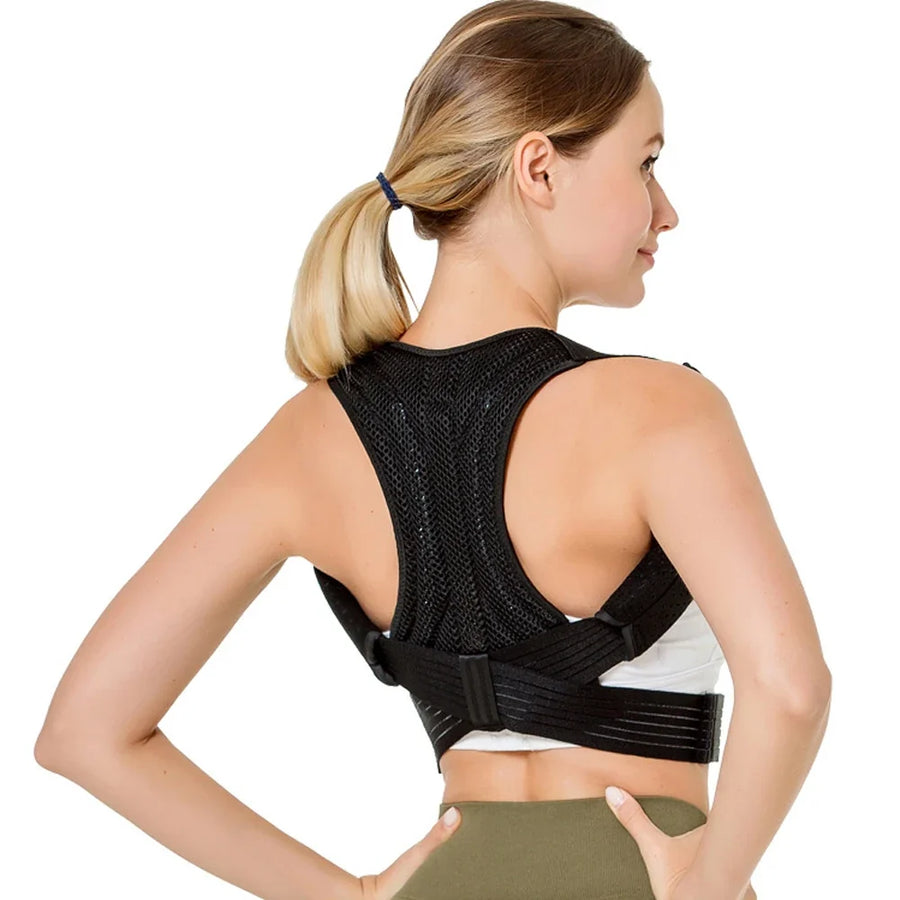 Correcteur de posture réglable à armature métallique