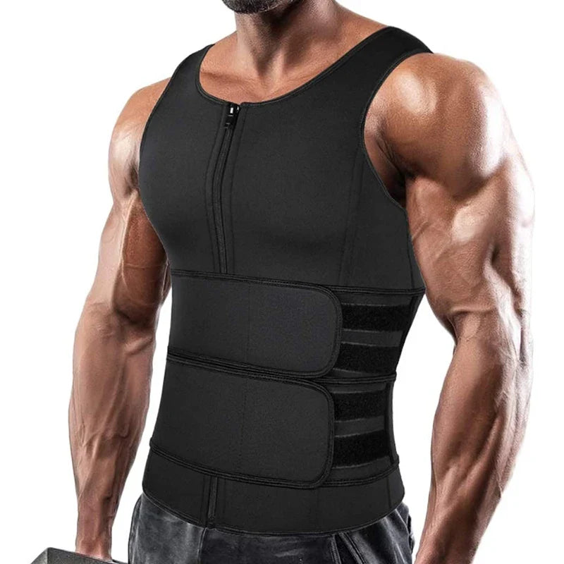 Corset correcteur de posture et de sudation pour homme