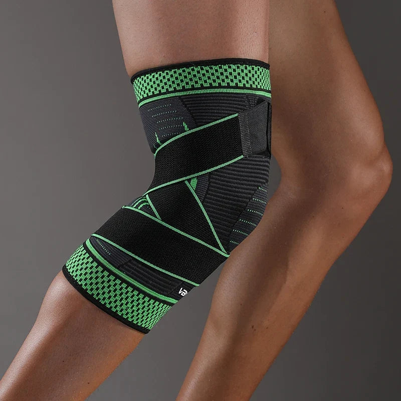 Genouillère de stabilisation à straps réglables