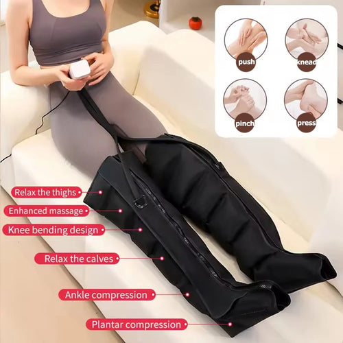 Bottes de pressothérapie courtes pour pieds et mollets