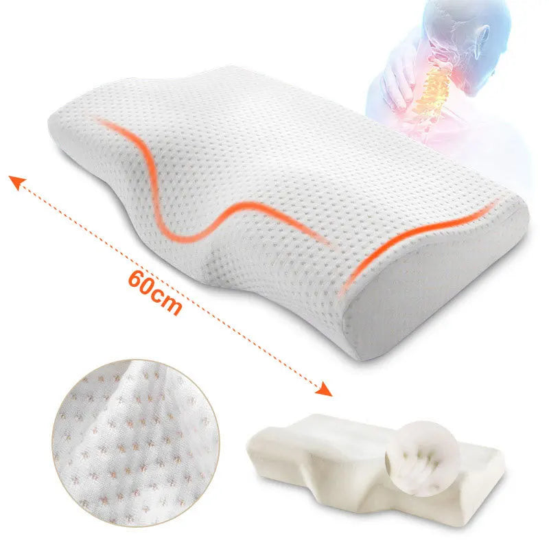 Coussin cervical ergonomique forme papillon – CerviButterfly