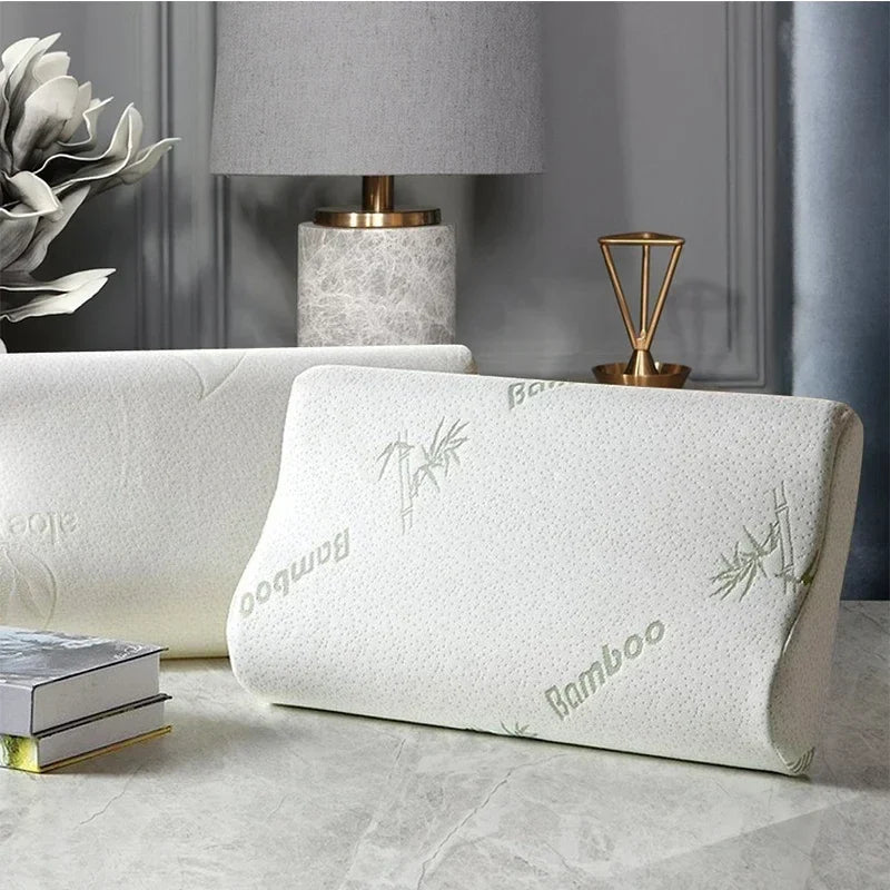 Bamboo memory foam cervical pillow – CerviBamboo