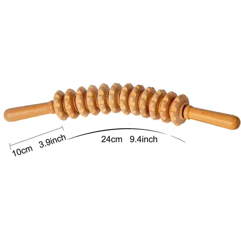 Bâton de massage en bois flexible FlexWood