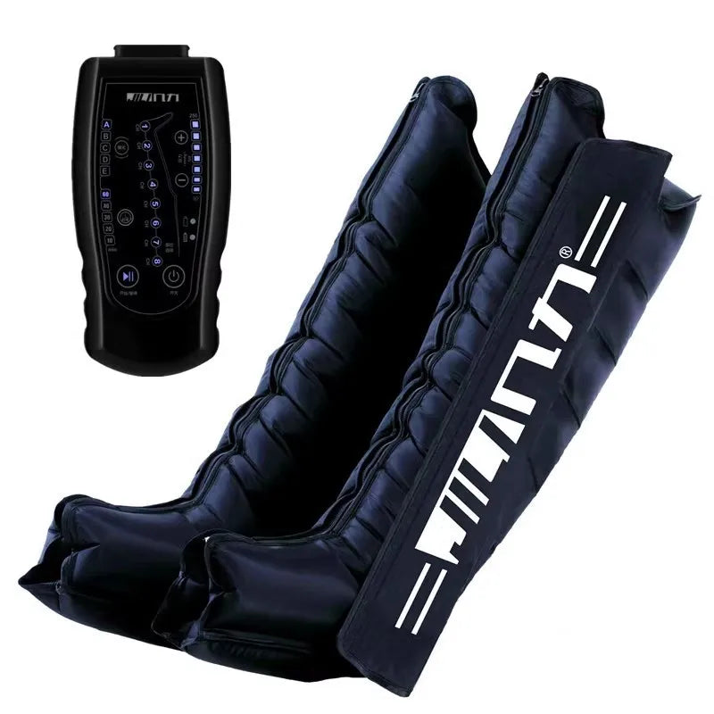 Bottes de pressothérapie jambes et pieds avec télécommande