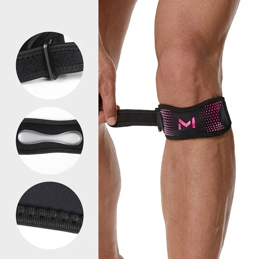 Strap genou réglable de maintien rotulien