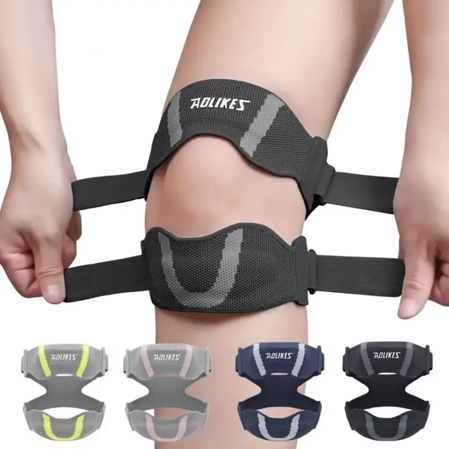 Strap genou rotulien à double sangle pour stabilisation rotule