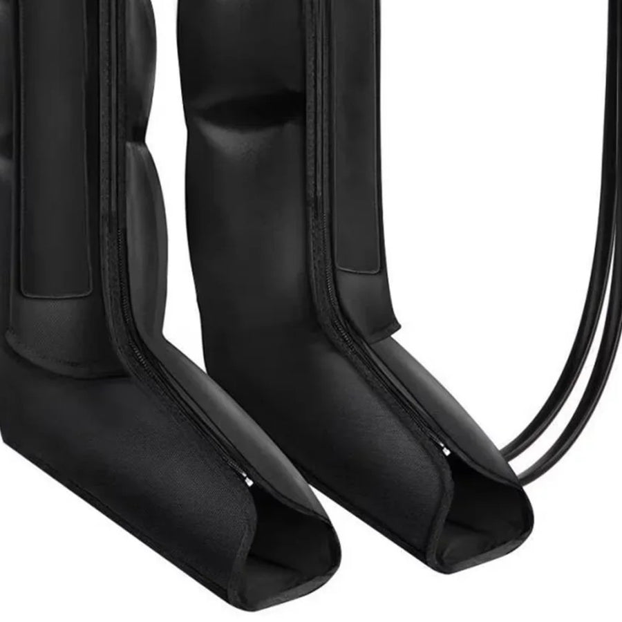 Bottes de pressothérapie 4 chambres, détail du bas (recadrage de la photo principale)