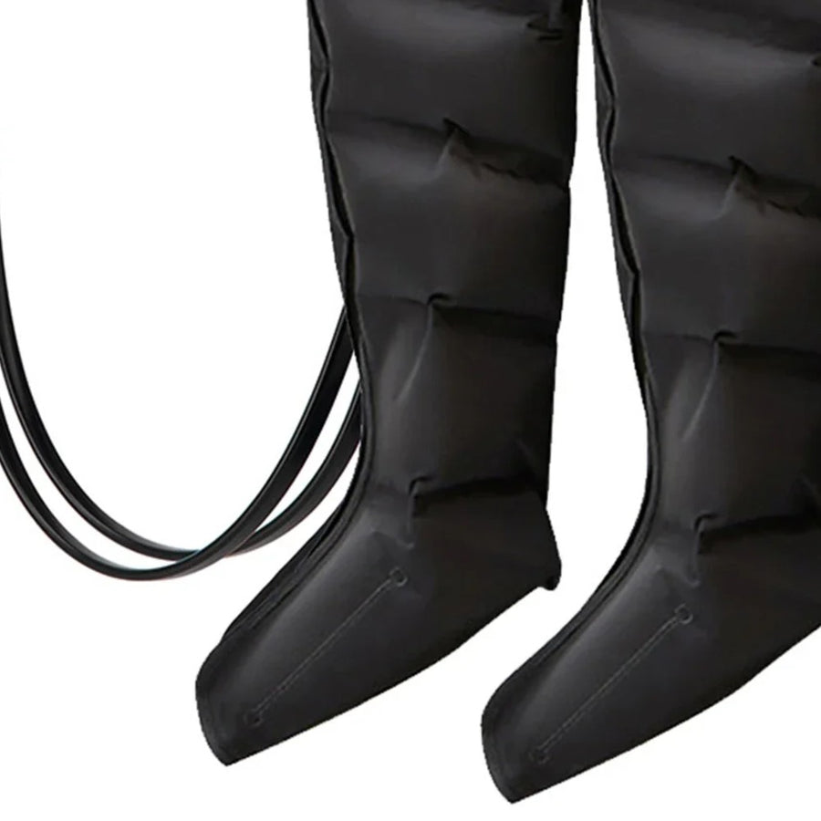 Bottes de pressothérapie 6 chambres, détail du bas de la botte (recadrage de la photo principale)