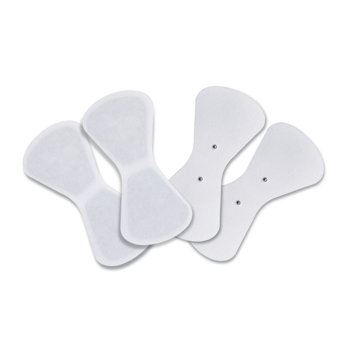 Électrodes de rechange pour électrostimulateur TENS 4 canaux (lot de 4 coussinets auto-adhésifs)