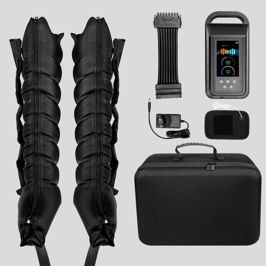 Bottes de compression pneumatique pour la récupération musculaire des jambes